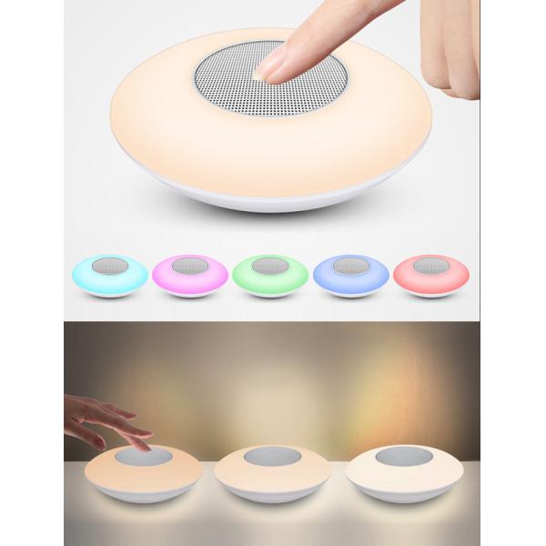 All In One LED Light Bluetooth Speaker Touch Control ABS + PP + Metal Materials