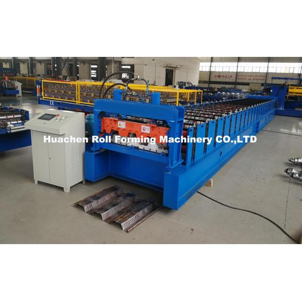 Galvanized Metal Deck Roll Forming Machine Mexico Style 1219mm Material Width
