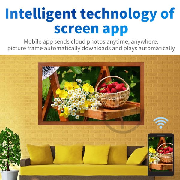 Nice Price Digital Photo Frame Realistic Texture Displaying 32 Inch LCD Smart Photo Frame G320ZAN02.2