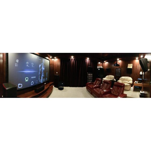 Micro Layers Fixed Frame Screen Edgeless Ambient Light Black Diamond With 1cm Frame