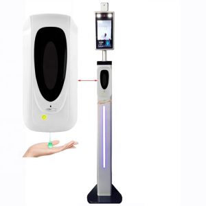 Body Temperature Test Linux Face Recognition Access Control With Hand Sanitizer