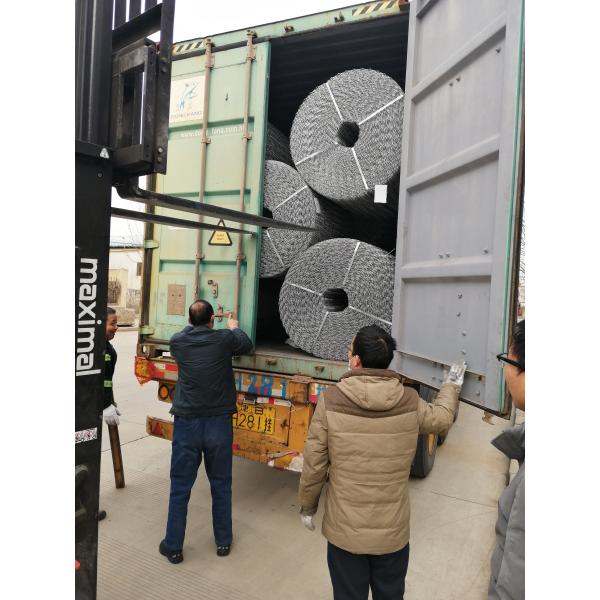 2.6MM Welded Galvanized Wire Pipe Line Reinforcing Mesh For Subsea Gas And Oil Pipeline