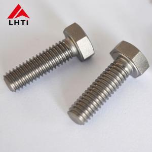 China DIN 933 M14 Gr2 Hex Head Titanium Bolts Nuts CNC Machined on sale
