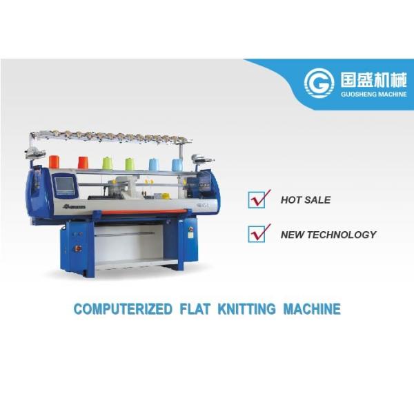 Double System Sweater Flat Knitting Machine Computerized