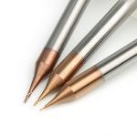 Tungsten Carbide HRC55 Micro Diameter Square End Mill 1/8" CNC Micro End Mill