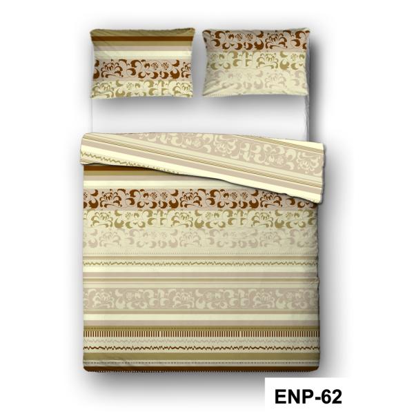 Pigment Printed Duvet Cover Set Cotton Bedding Set