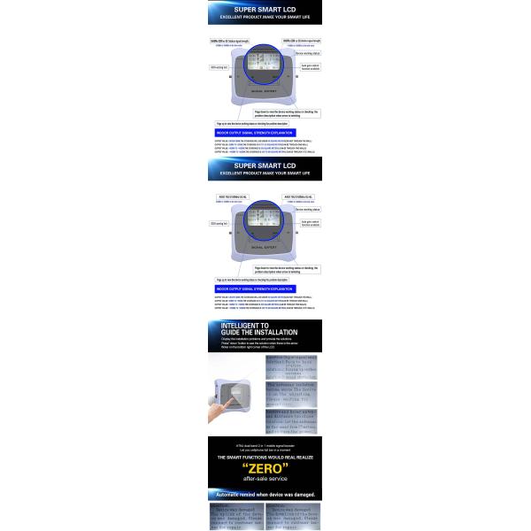 70dB Gain LTE 4G Network Signal Booster 850MHz 1700MHz Dual Band