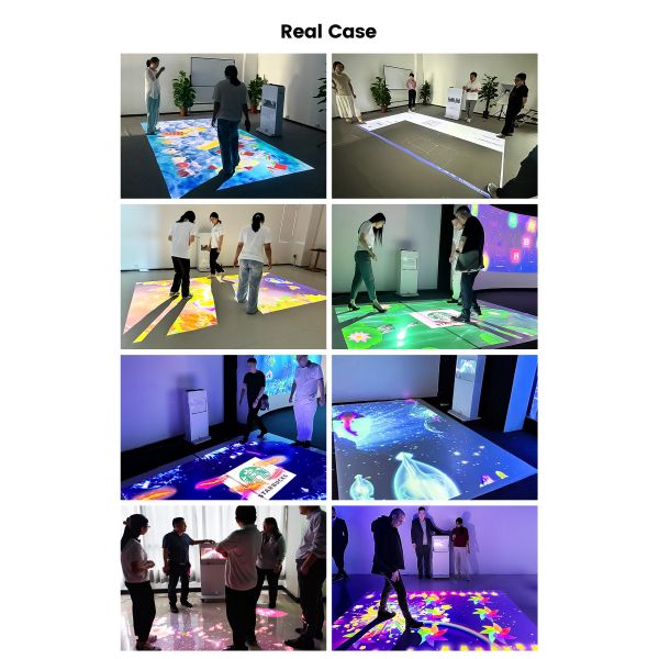 High Precision Low Cost Portable Interactive Floor Projection Ground Projection Machine with 4000 Lumens and 80+ Games