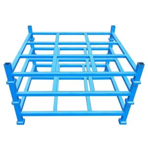 Quality ODM Stackable Pallet Rack Wathet Galvanized Stackable Metal Pallets for sale