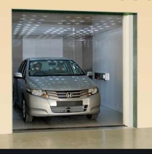 China Hairline Stainless Steel Glass Car Elevator 1200KG VVVF Drive on sale