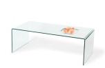China top quality 10mm hot bending glass coffee table for sale C-215 on sale