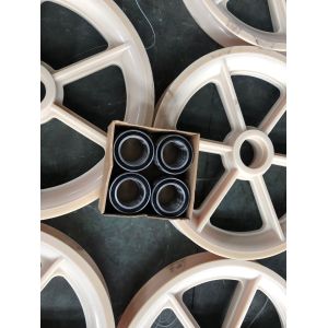 508x100mm MC Pulley Wheels With Bearings For Stringing Block