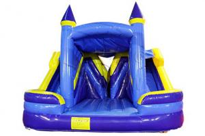Quality Large Commercial Inflatable Bounce House With Double Slide Water Resistant for sale