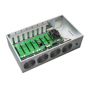 Machine Motherboard server Case 580 8gb gpu graphics cards chassis Case Box 8 GPU 240MH/s Case usb 192 bit