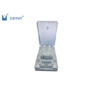 Buy cheap 48 fibers FTTH box indoor wall mounted fiber optic terminal box plastic from wholesalers