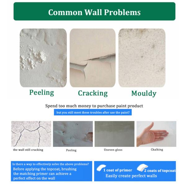 Flat/Matte Interior Wall Emulsion Paint Direct Supply from Brush Application Method