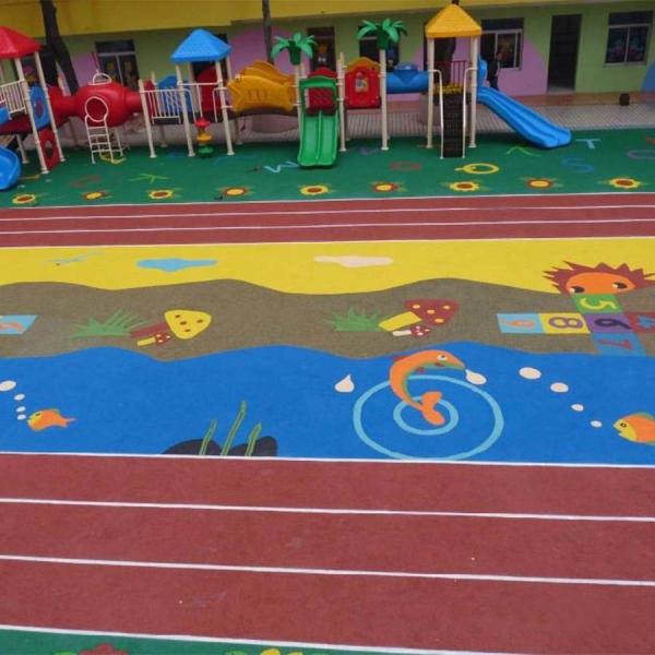 Infilling Playground Rubber Granules