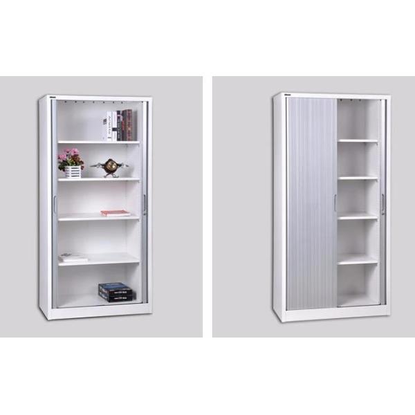 Office Tambour 2 Door Storage Cabinet With Lock