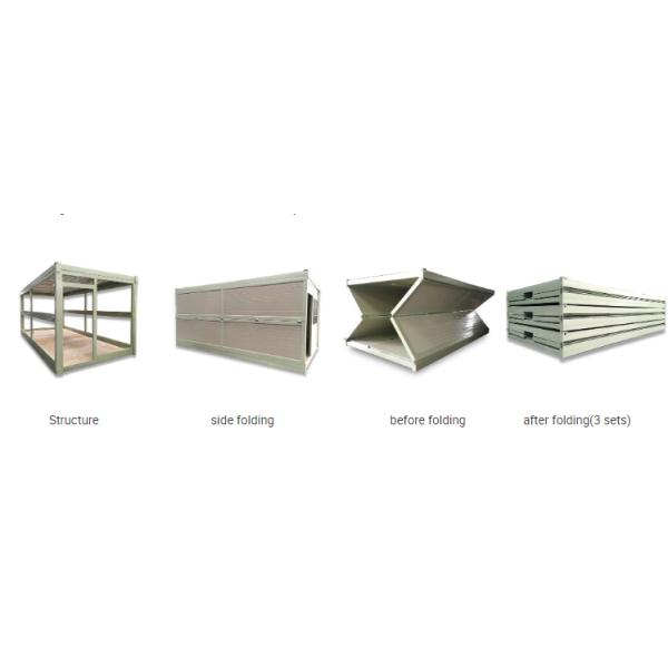 PVC Window 20ft Folding Prefabricated Mobile Home