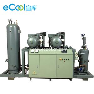 High Temperature Screw Parallel Compressor Unit with PLC for Refrigeration System-Single Compressor Single Stage