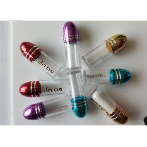Golden Empty Capsule Shells PS Plastic 2g Clear Pill Bottles