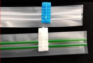 China Eco-friendly PE two Track Vacuum Plastic Zipper,PE Hermetic Seal Zipper, pvc zipper puller locking zipper pull on sale