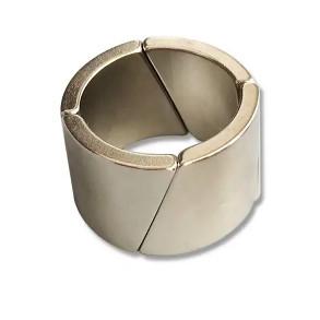 Quality Strong Magnet Neodymium Magnets Wind Turbines Epoxy Coating Arcs Customized for sale