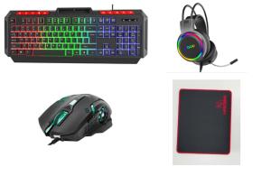 China Comprehensive Gaming Peripheral Set Custom Keyboard 4-speed Adjustable 6D Mouse Headphones on sale