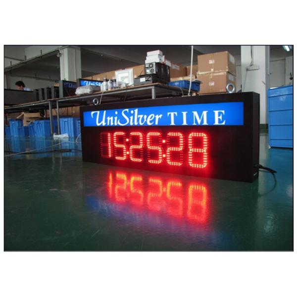 High Brightness 7 segmen led gas price signs with wireless IR remote control , long Life span