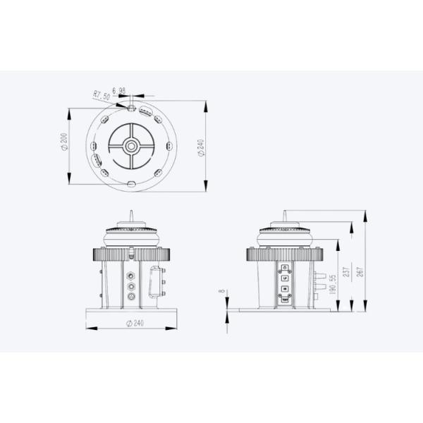 LED Navigation Buoy Lights Smart AtoN Marine Lantern IP68 For Harsh Sea Conditions