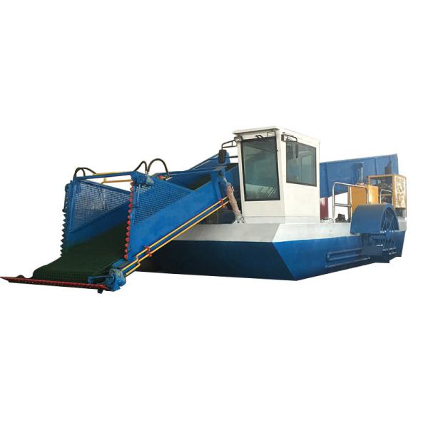 Buy 15 Tons Automatic River Cleaning And Mowing Boat With Lighting System For Night Operation at wholesale prices