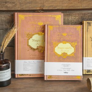 Medium Size Hardcover Unlined Journal , A5 Hardcover Notebook 5.8 X 8.3 Inch