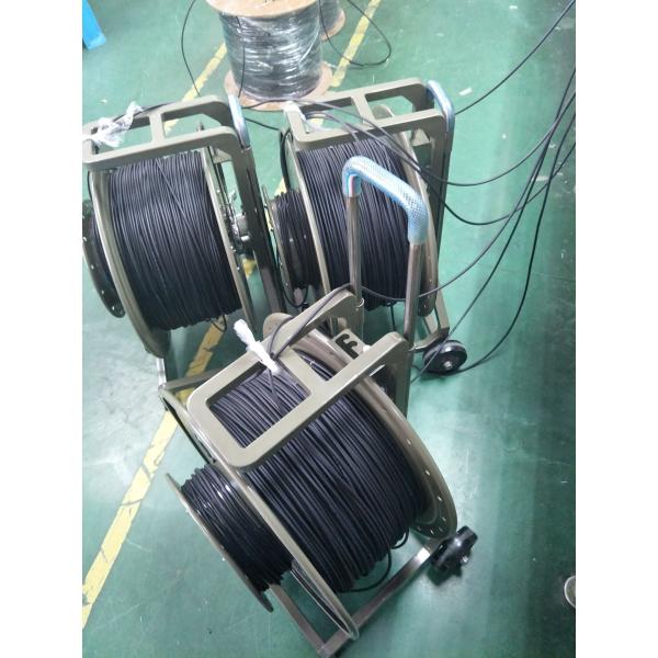 Military Tactical Fiber Optic Patch Cord with Waterproof IP65 2 Cores and 0.2dB Insertion Loss for FTTA Outdoor Use