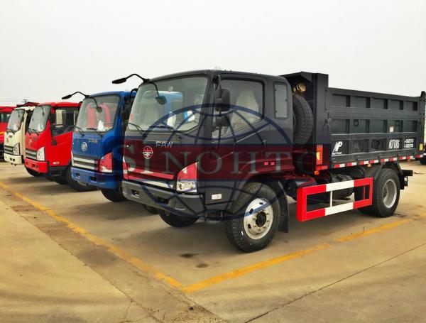 5 Tons 6 Wheeler Light Duty Dump Trucks For Construction Material Transport