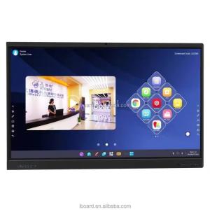 China IBoard 4K 75 Inch Smart Whiteboard Lcd Interactive Touch Display for Teaching and Conference Interactive Flat Panel on sale