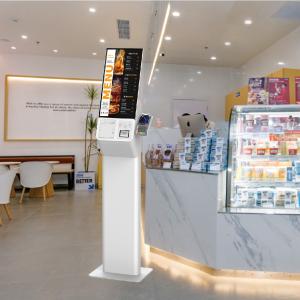 China 21.5 Inch Android Linux Windows Touchscreen Self Ordering Pos Terminal Digital Self-service Payment Kiosk on sale