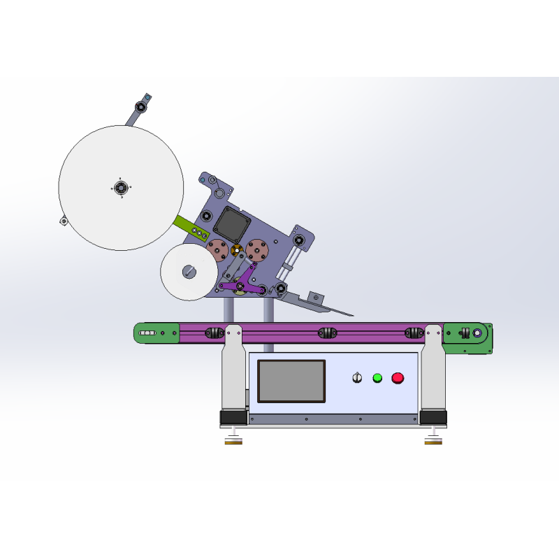 Ink Jet Flat Bottle Labeling Machine Semi Automatic Applicator High Speed OEM