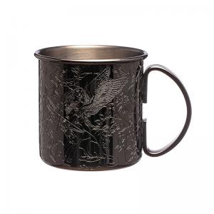 China LFGB Stainless Steel Wine Glass Black Mule Mug For Cocktail Wedding Gift Drinkware on sale