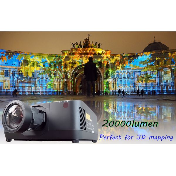 High Brightness 20000 Lumen 3D Mapping Laser Projector WUXGA