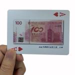 Matt Lamination Currency Poker Card Sets With Tuck Box