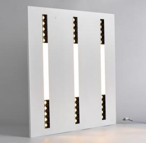 Quality led flat panel lighting 3 Color changing Dial switch dimming 2x2 led flat panel grille model 40w 4000LM white fixture for sale