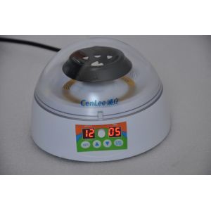 0.2ml Tubes Timing Mini Benchtop Centrifuge , LED Microhematocrit Centrifuge