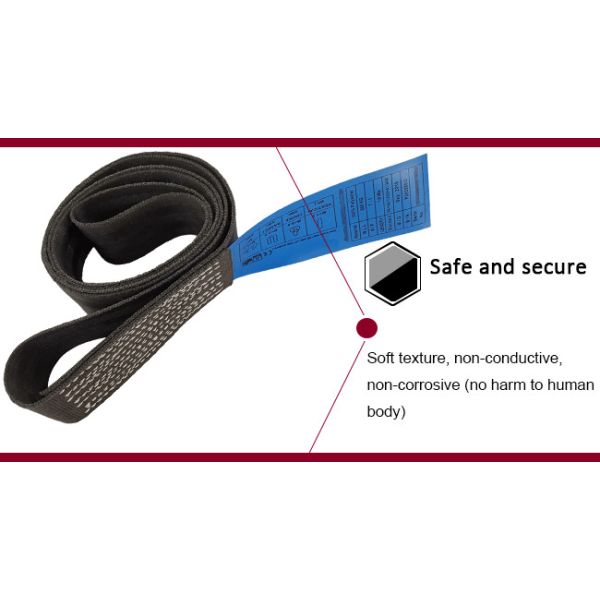 Durable Endless Webbing Sling Endless Lifting Slings High Tenacity Polyester Fiber