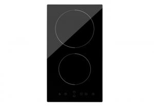 Quality 3KW Domino Kanger Glass Two Burner Digital Thin Induction Hob for sale
