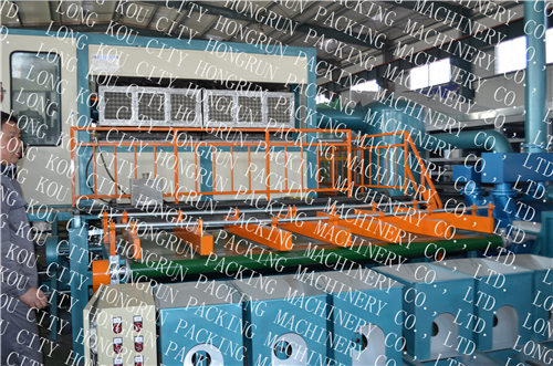 PLC Control Automatic Egg Carton Making Machine With Drying Function