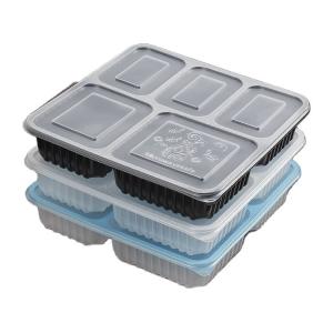 Quality Microwave Rectangular 116mm Fast Food Storage Container for sale