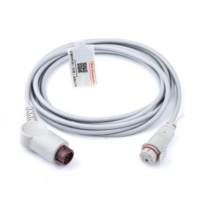 Quality Stable 12 Pin IBP Adapter Cable Harmless Practical Compatible HP To Transducer BD Connector for sale
