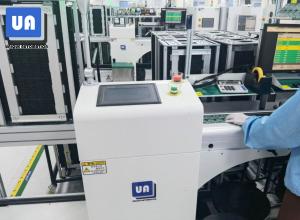 China SMT Full Auto 450*330mm PCB Magazine Unloader SMEMA Compatible on sale