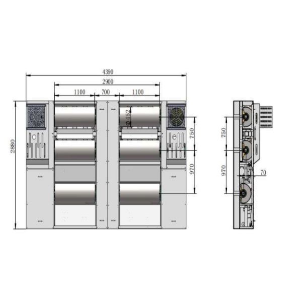CTDTG-15 Auto Vehicle Chassis Dynamometer Horsepower Dynamometer Three Axis Six Roller