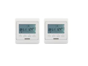 China NTC Sensor Underfloor Heating Programmable Thermostat 16A Digital Display on sale